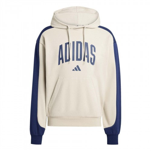 Front - Adidas Mens Collegiate Logo Hoodie