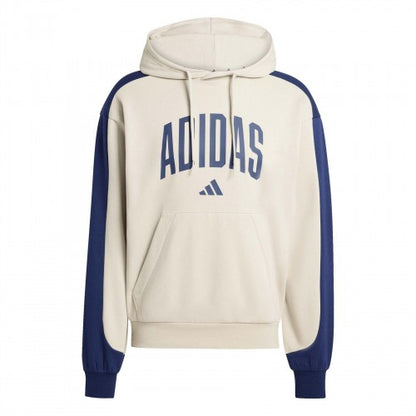 Front - Adidas Mens Collegiate Logo Hoodie