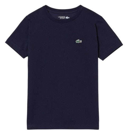 Blue - Front - Lacoste Childrens-Kids Sport T-Shirt