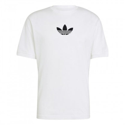 Front - Adidas Mens Adicolor Trefoil Cotton T-Shirt