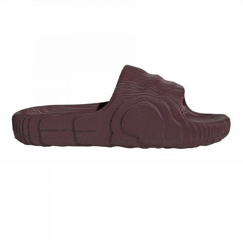 Front - Adidas Womens/Ladies Adilette 22 Flat Slides