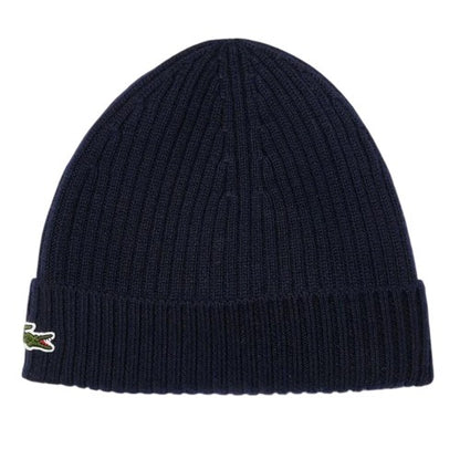 Front - Lacoste Embroidered Logo Beanie
