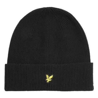 Front - Lyle & Scott Embroidered Logo Beanie