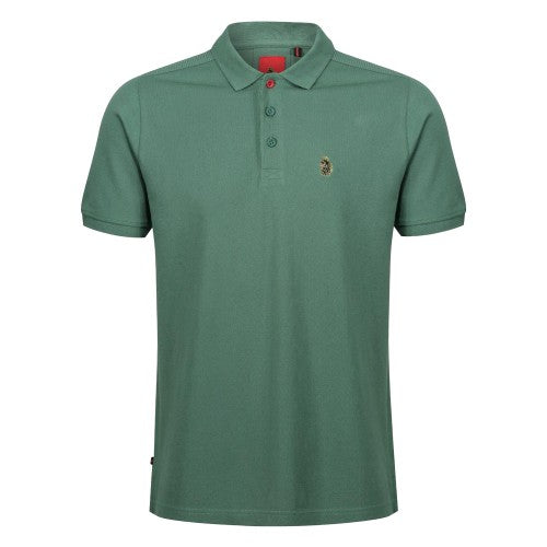 Front - Luke 1977 Mens The Robbie Essentials Polo Shirt