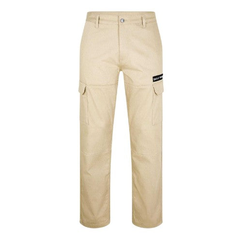Front - Daily Paper Mens Relaxed Fit Cargo Trousers