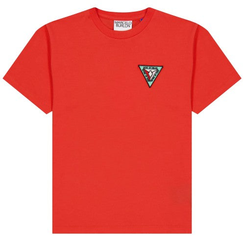Front - Marcelo Burlon Childrens/Kids Patch T-Shirt
