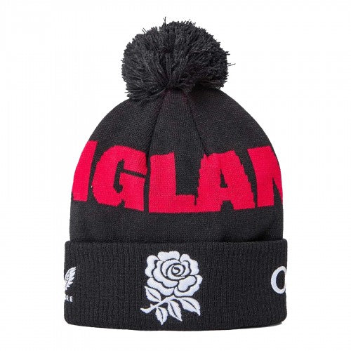 Front - Castore 2026 England Rugby Knitted Beanie