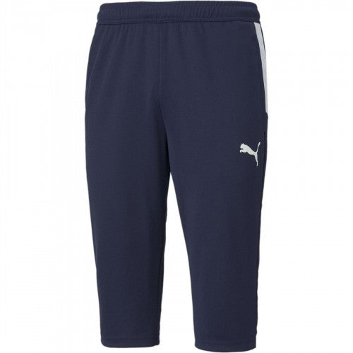 Front - Puma Mens Team Liga Crop Tracksuit Bottoms