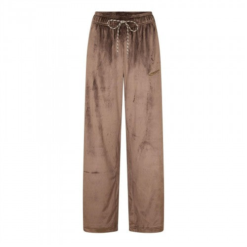 Front - Nike Womens/Ladies Velour Wide Leg Trousers