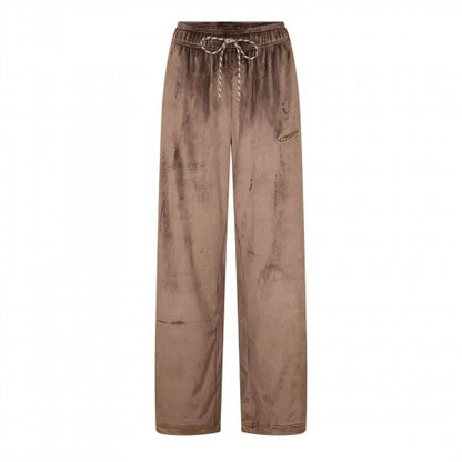 Front - Nike Womens/Ladies Velour Wide Leg Trousers