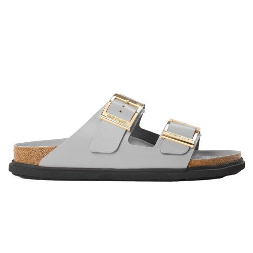 Front - Birkenstock Womens/Ladies Arizona Droplet Leather Sandals