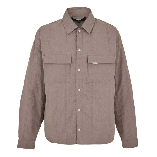 Front - Represent Mens Plain Relaxed Fit Overshirt
