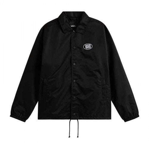 Front - Vans Mens Torrey Long-Sleeved Coach Jacket