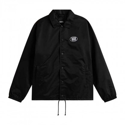 Front - Vans Mens Torrey Long-Sleeved Coach Jacket