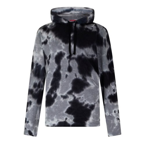 Front - Diesel Mens Crane Tie Dye Hoodie