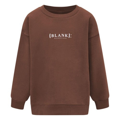 Front - Blank Essentials Boys Crew Neck Sweatshirt