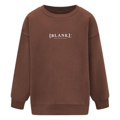 Front - Blank Essentials Boys Crew Neck Sweatshirt