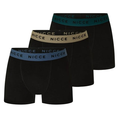 Front - Nicce Mens Maddocks Boxer Shorts (Pack of 3)