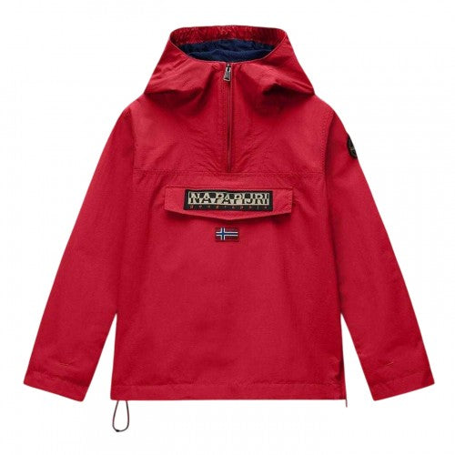 Front - Napapijri Childrens/Kids Rainforest Half Zip Long-Sleeved Jacket