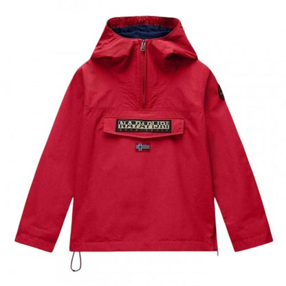 Front - Napapijri Childrens/Kids Rainforest Half Zip Long-Sleeved Jacket