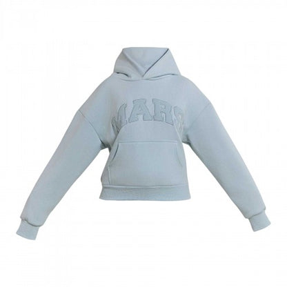 Front - Mars Womens/Ladies Logo Relaxed Fit Varsity Hoodie
