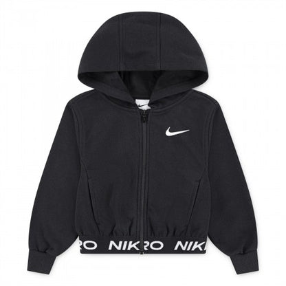 Front - Nike Childrens/Kids Pro Fleece Full Zip Hoodie