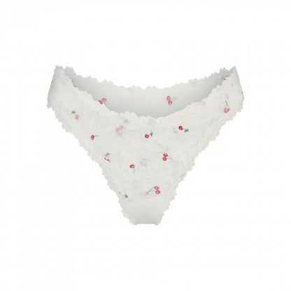 Front - Skims Womens/Ladies Cherry Lace Trim Thong