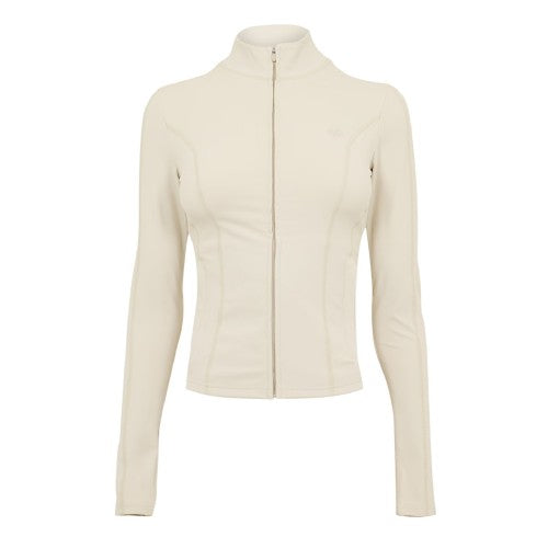 Front - Couture Club Womens/Ladies Tonal Logo Sculpting Fitted Jacket