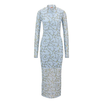 Front - Hugo Womens/Ladies Nasuse_2 Midi Dress
