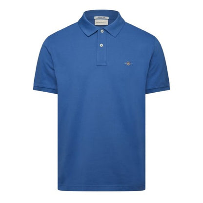 Front - Gant Mens Classic Regular Short-Sleeved Polo Shirt