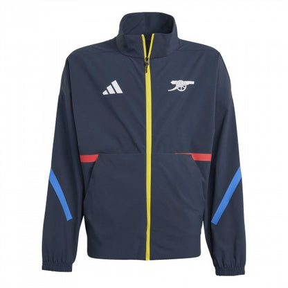 Front - Adidas Childrens/Kids Anthem Arsenal FC Full Zip Jacket