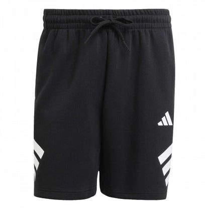 Front - Adidas Mens 3 Stripes Casual Shorts