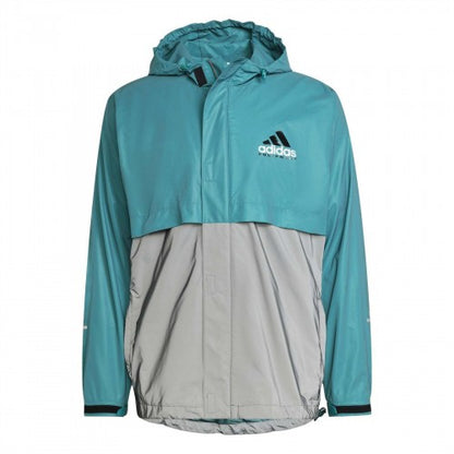Front - Adidas Mens Equipment Windproof Windbreaker