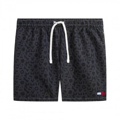 Front - Tommy Hilfiger Mens Printed Swim Shorts