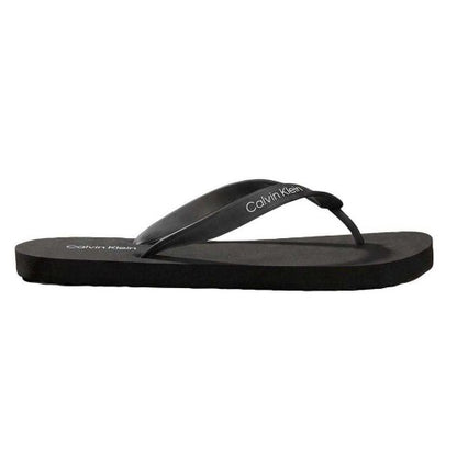 Front - Calvin Klein Mens Logo Flip Flops