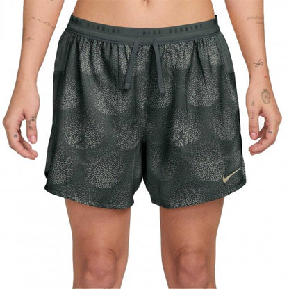 Front - Nike Mens Performance Abstract Running Shorts