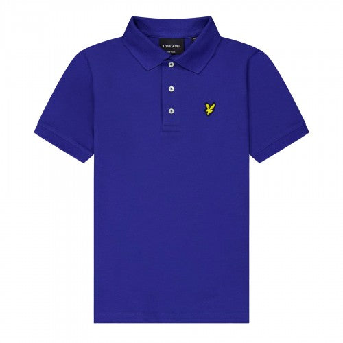 Front - Lyle & Scott Childrens/Kids Plain Polo Shirt