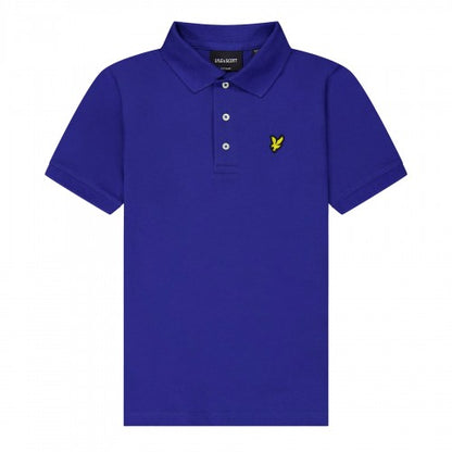 Front - Lyle & Scott Childrens/Kids Plain Polo Shirt