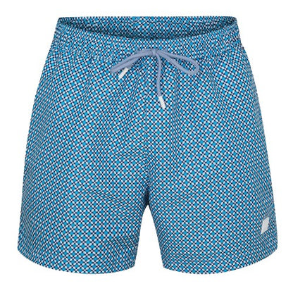 Front - Boss Mens Geometric Pattern Swim Shorts