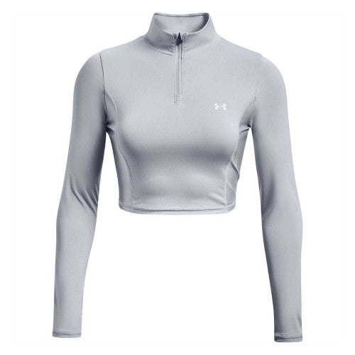 Front - Under Armour Womens/Ladies Shine Cropped Fleece Top