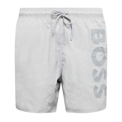 Front - Boss Mens Logo Swim Shorts