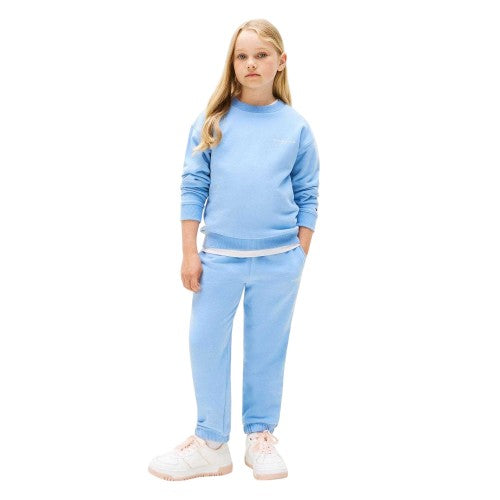 Front - Tommy Hilfiger Childrens/Kids Sweatshirt & Jogging Bottoms Set