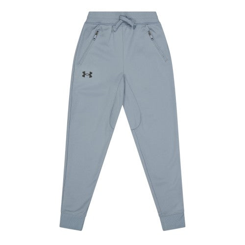 Front - Under Armour Boys Pennant Logo Tracksuit Bottoms