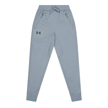 Front - Under Armour Boys Pennant Logo Tracksuit Bottoms