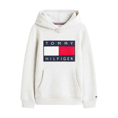 Front - Tommy Hilfiger Childrens/Kids Heritage Hoodie