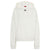 Front - Hugo Womens/Ladies Delfinia Stacked Logo Embroidered Hoodie