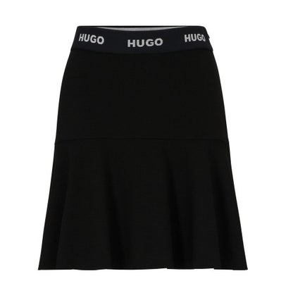 Front - Hugo Womens/Ladies Relosana Regular Mini Skirt