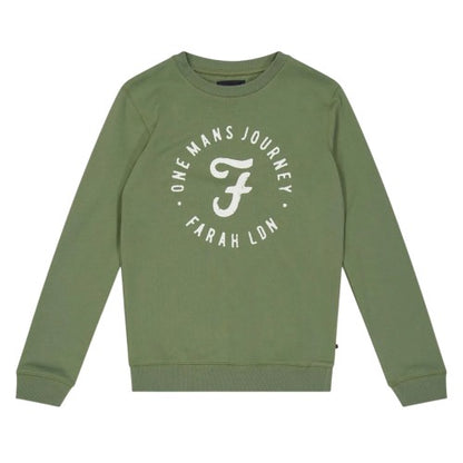 Front - Farah Childrens/Kids One Mans Journey Logo Sweatshirt