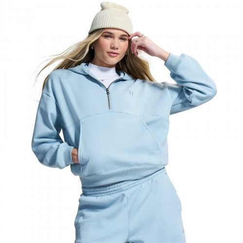 Front - Under Armour Womens/Ladies Icon Fleece Relaxed Fit Hoodie