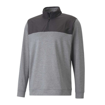 Front - Puma Mens Cloudspun Colour Block Jumper